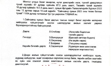 А/06 ДУГААР ТУШААЛ