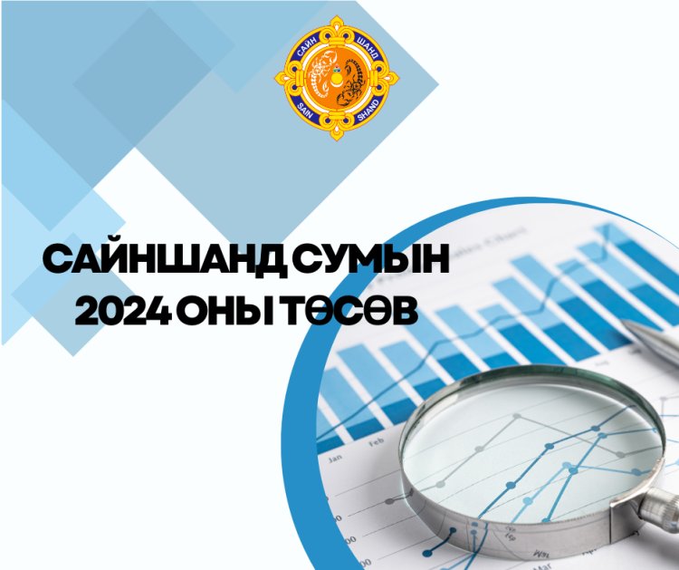 САЙНШАНД СУМЫН 2024 ОНЫ ТӨСӨВ